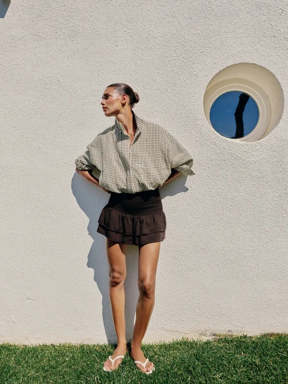 Zara Ruffled Mini Skirt - Picture 2 of 6
